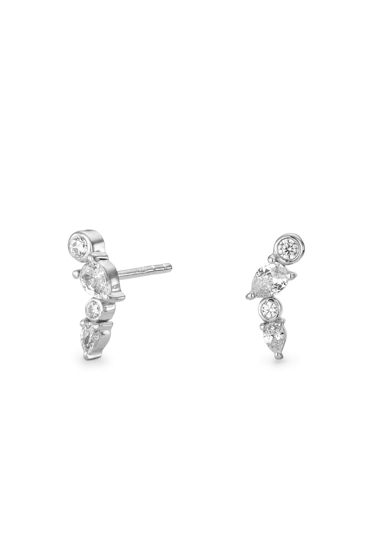 Milos Climber Stud Earrings