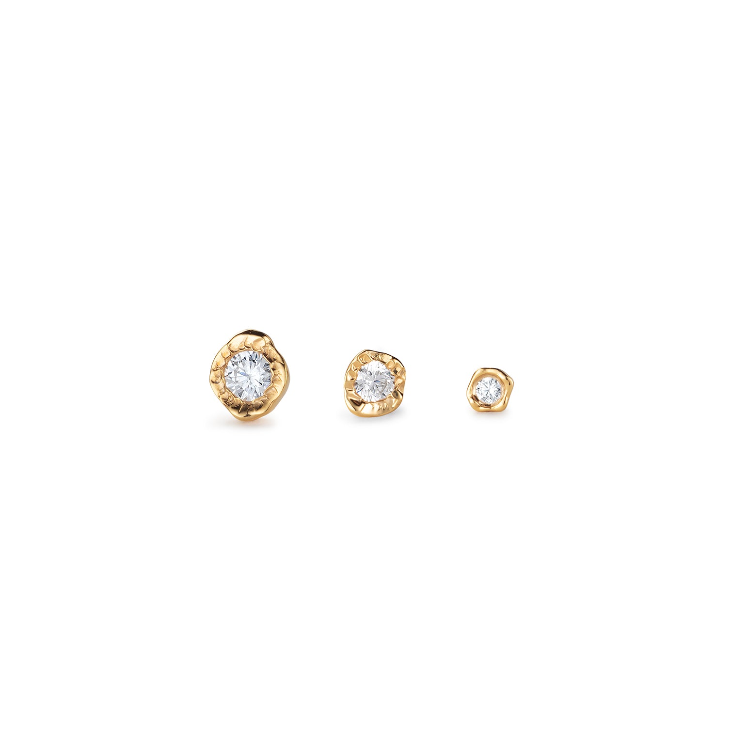 Molten Stud Earring