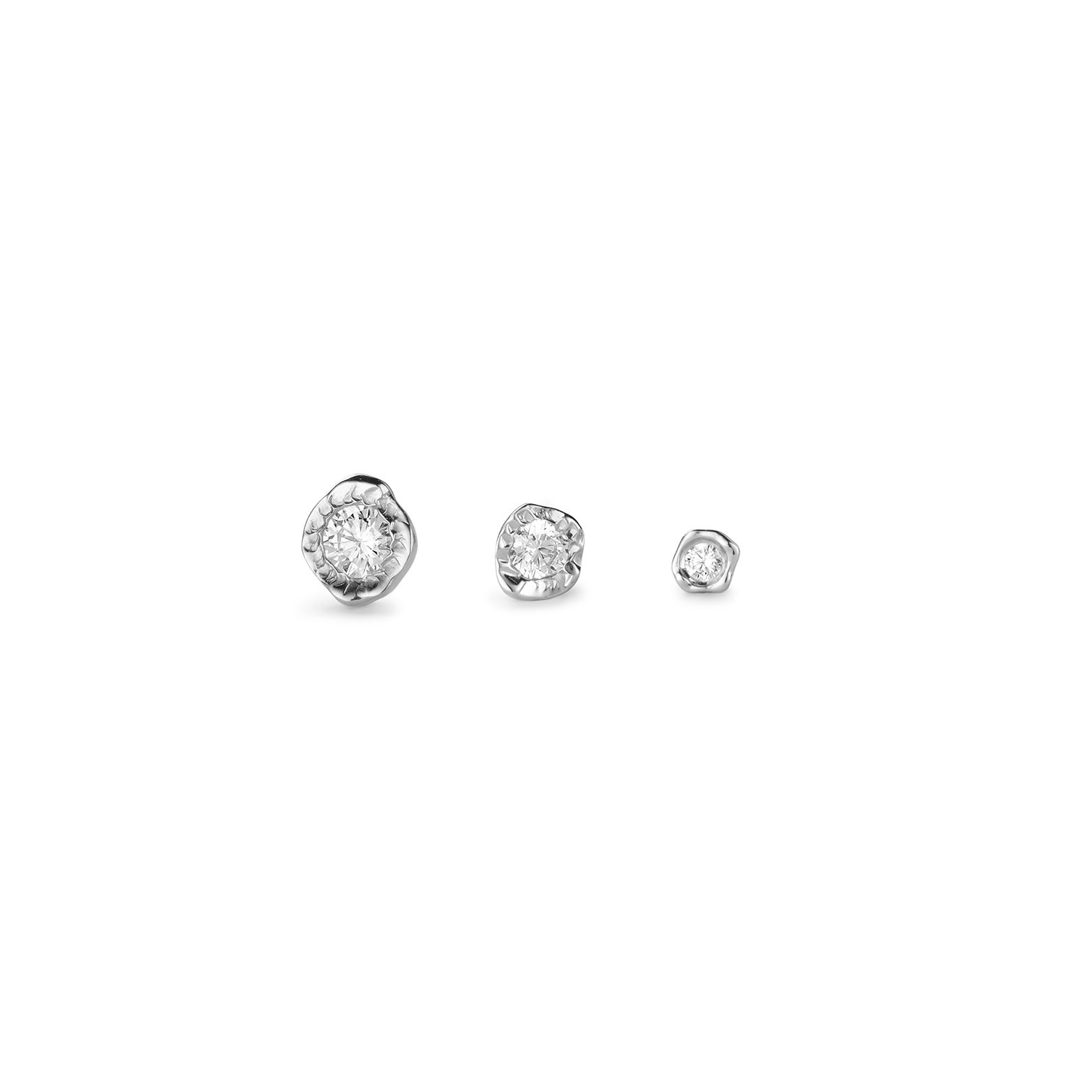 Molten Stud Earring