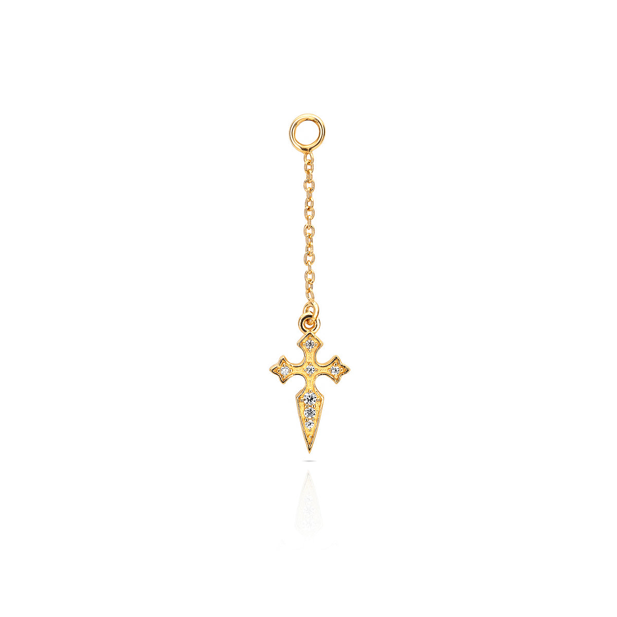 Naxos Chain Charm Earring
