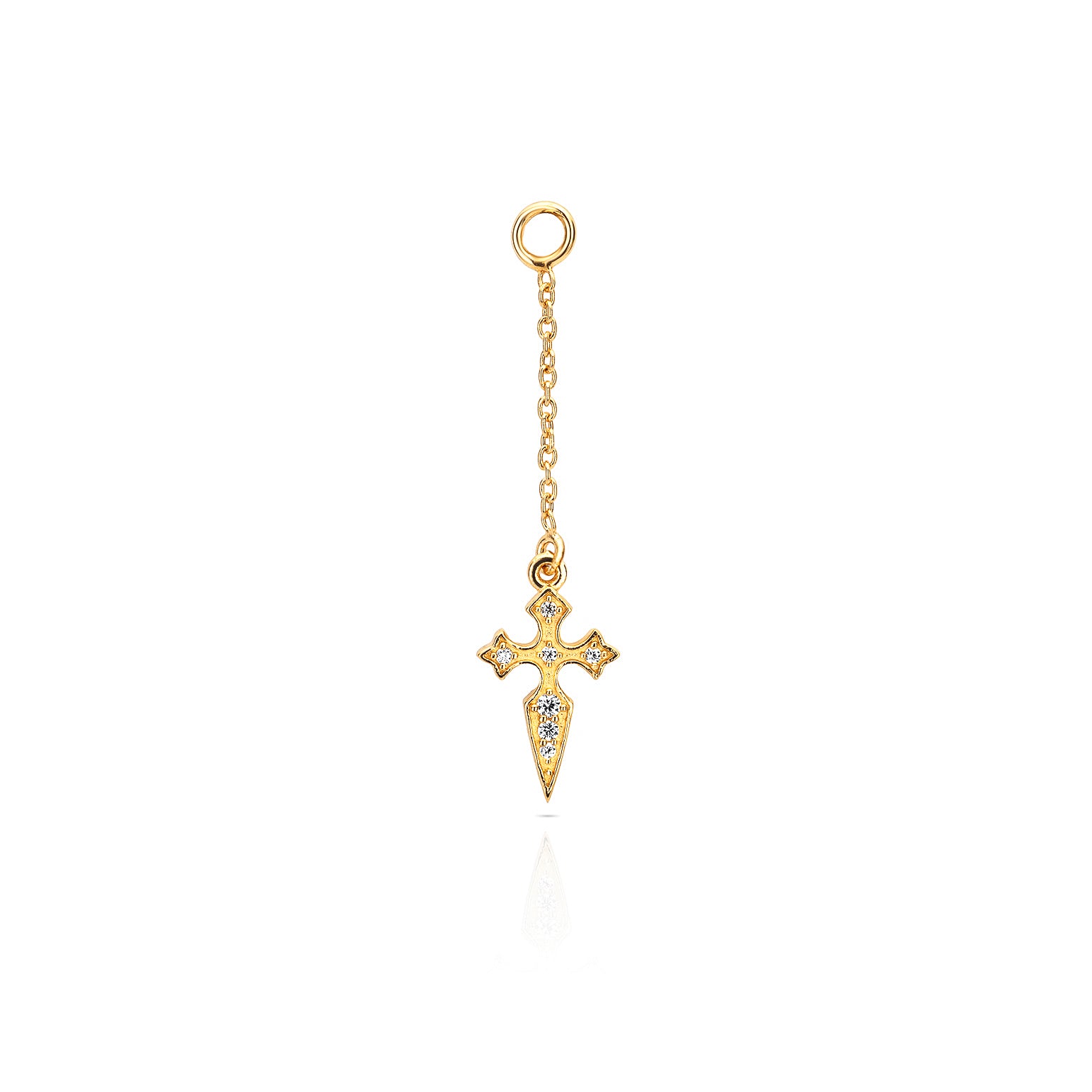 Naxos Chain Charm Earring