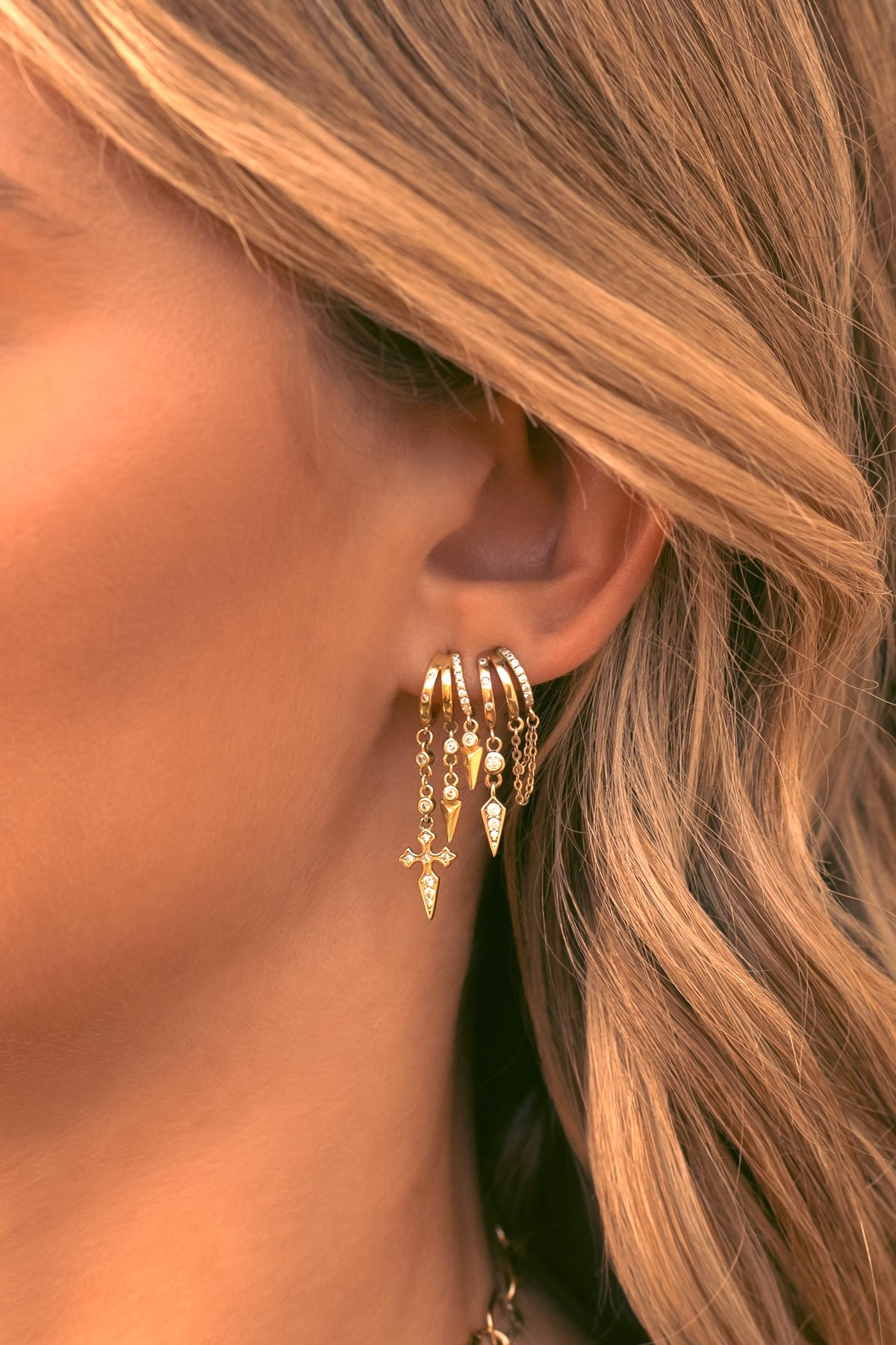 Naxos Earring Stack