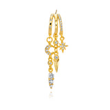 Nyx Star and Moon Illusion Earrings