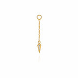 Palma Chain Charm Earring