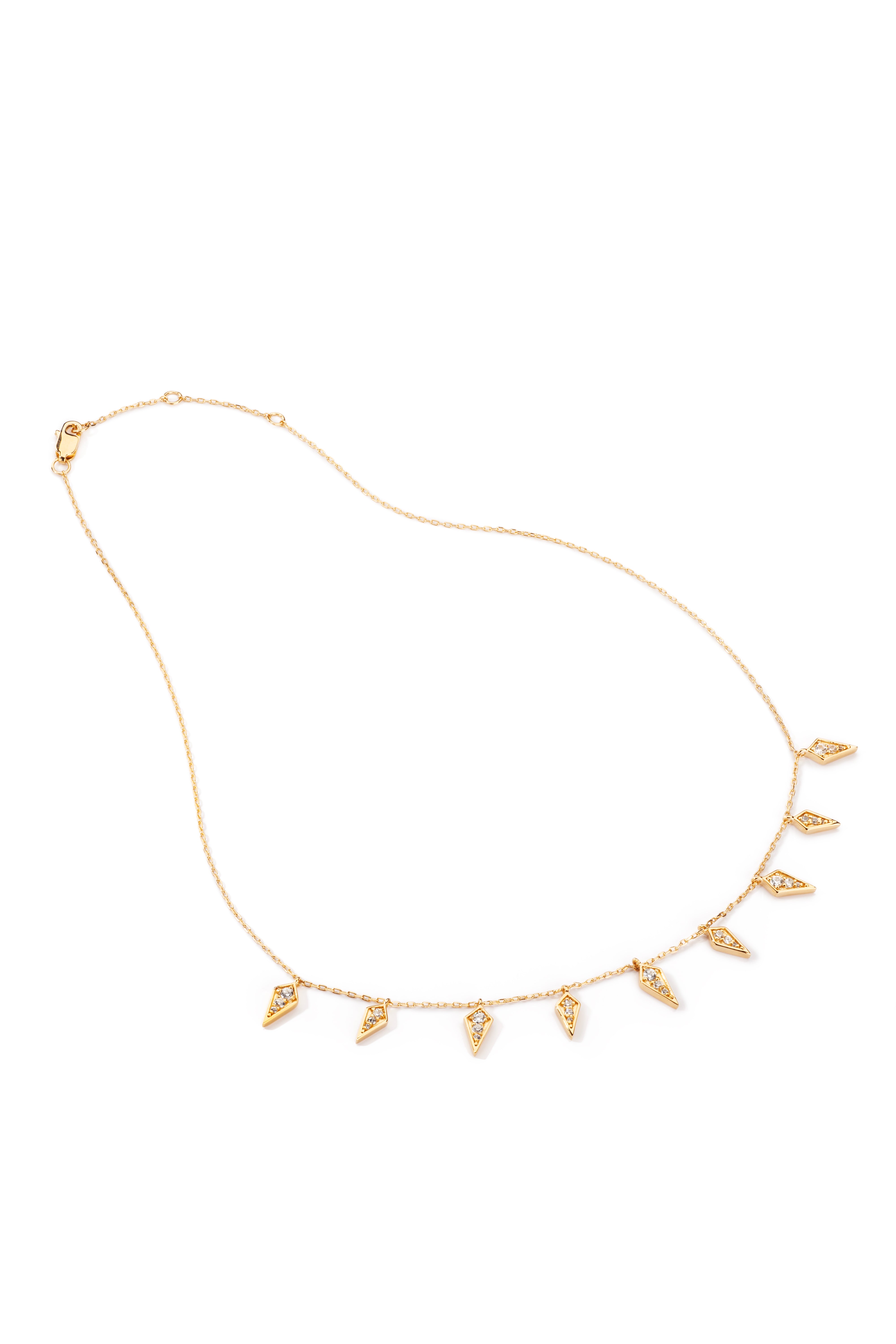 Palma Spike Charm Necklace