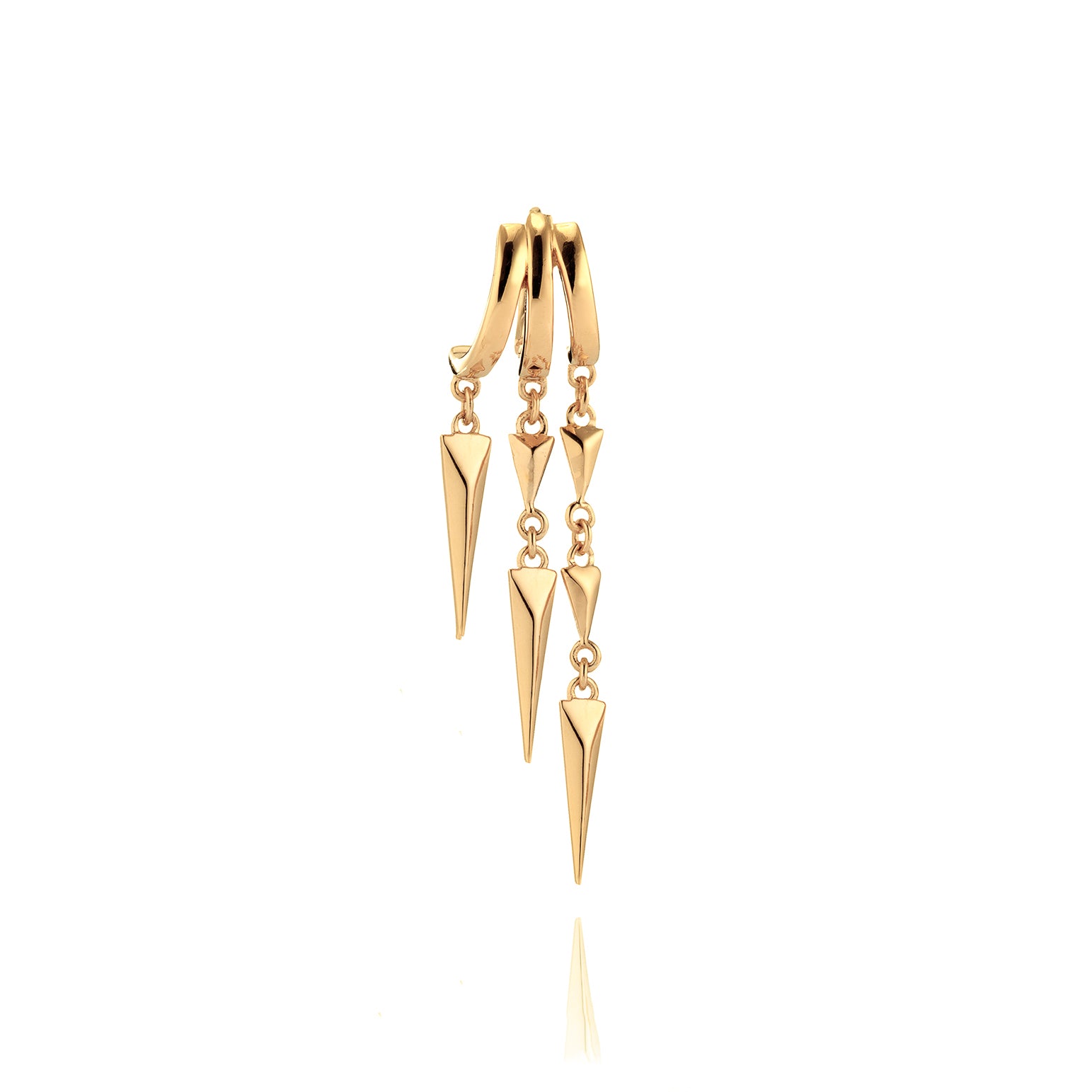 Paloma Huggie Illusion Earrings