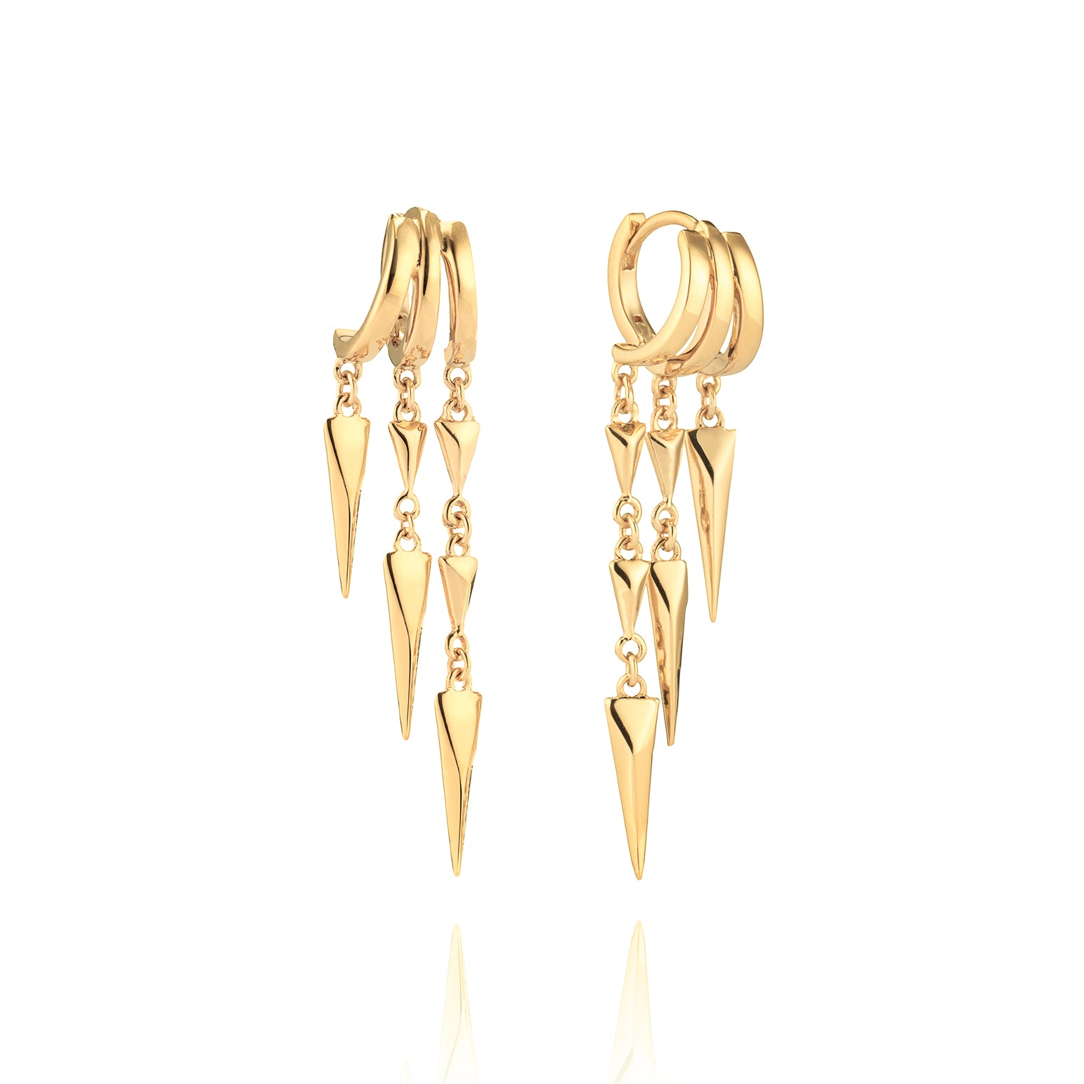 Paloma Huggie Illusion Earrings