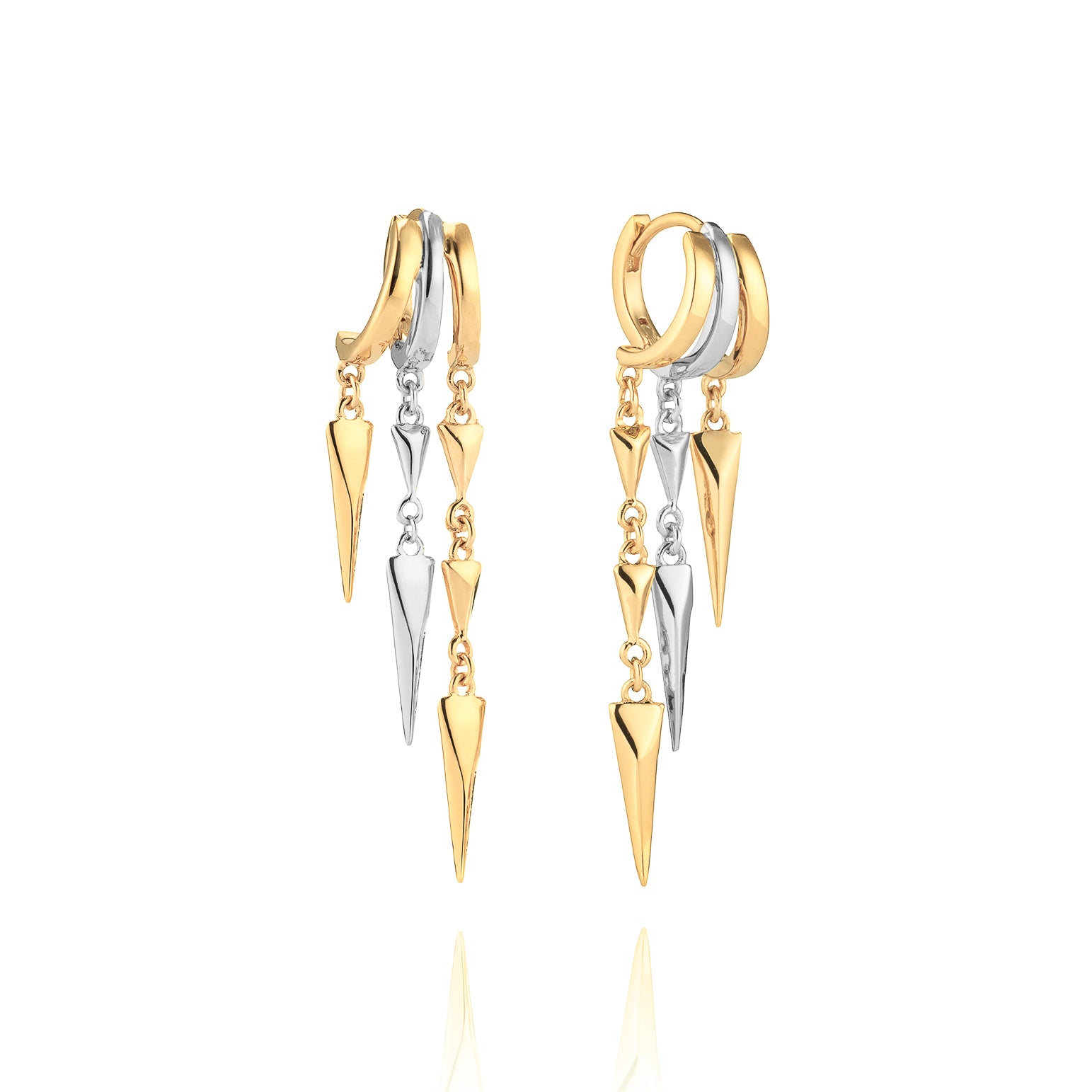 Paloma Huggie Illusion Earrings