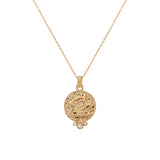 Pisces Zodiac Necklace With Diamonds