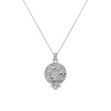 Pisces Zodiac Necklace With Diamonds