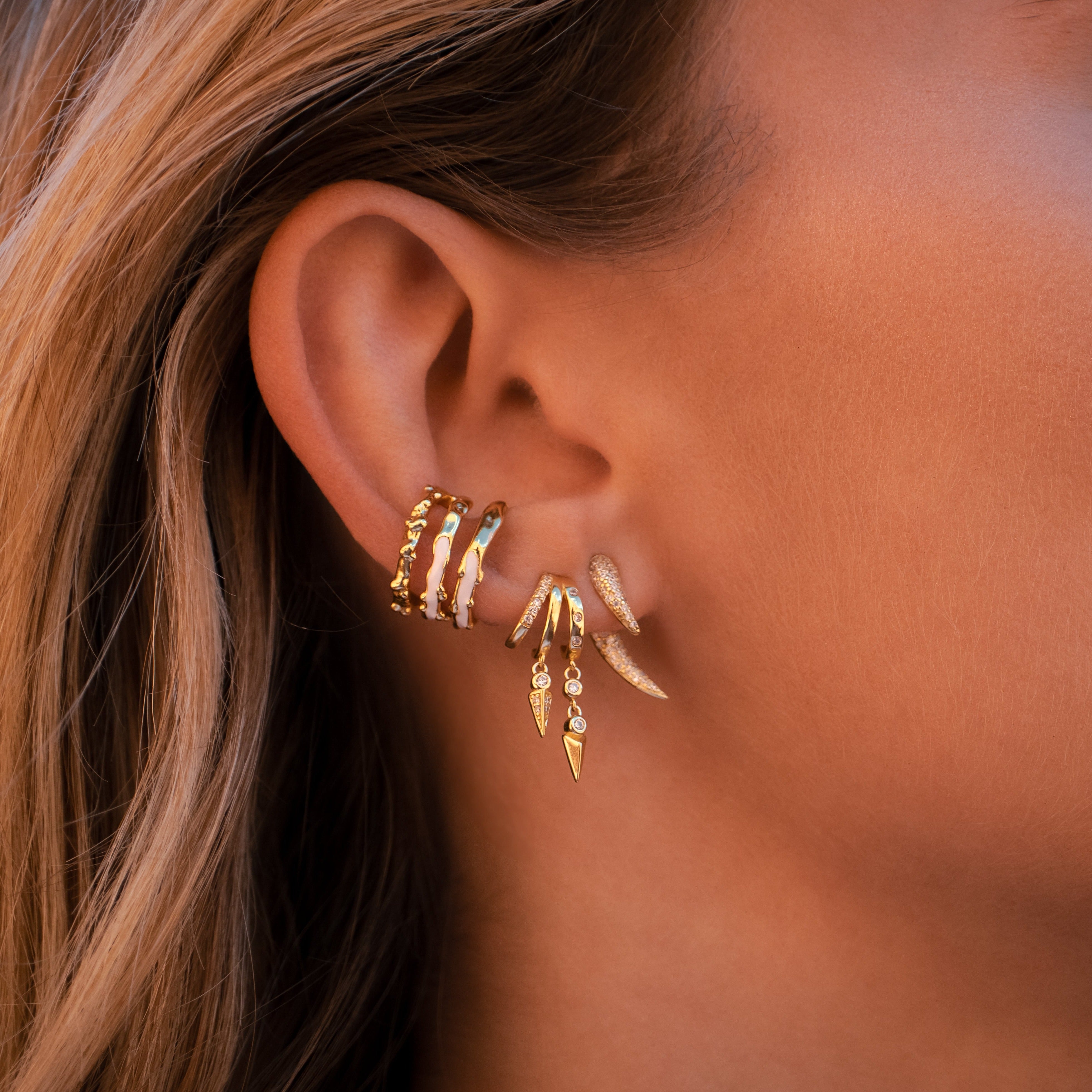 Kali Earrings - Silver - Aaria London