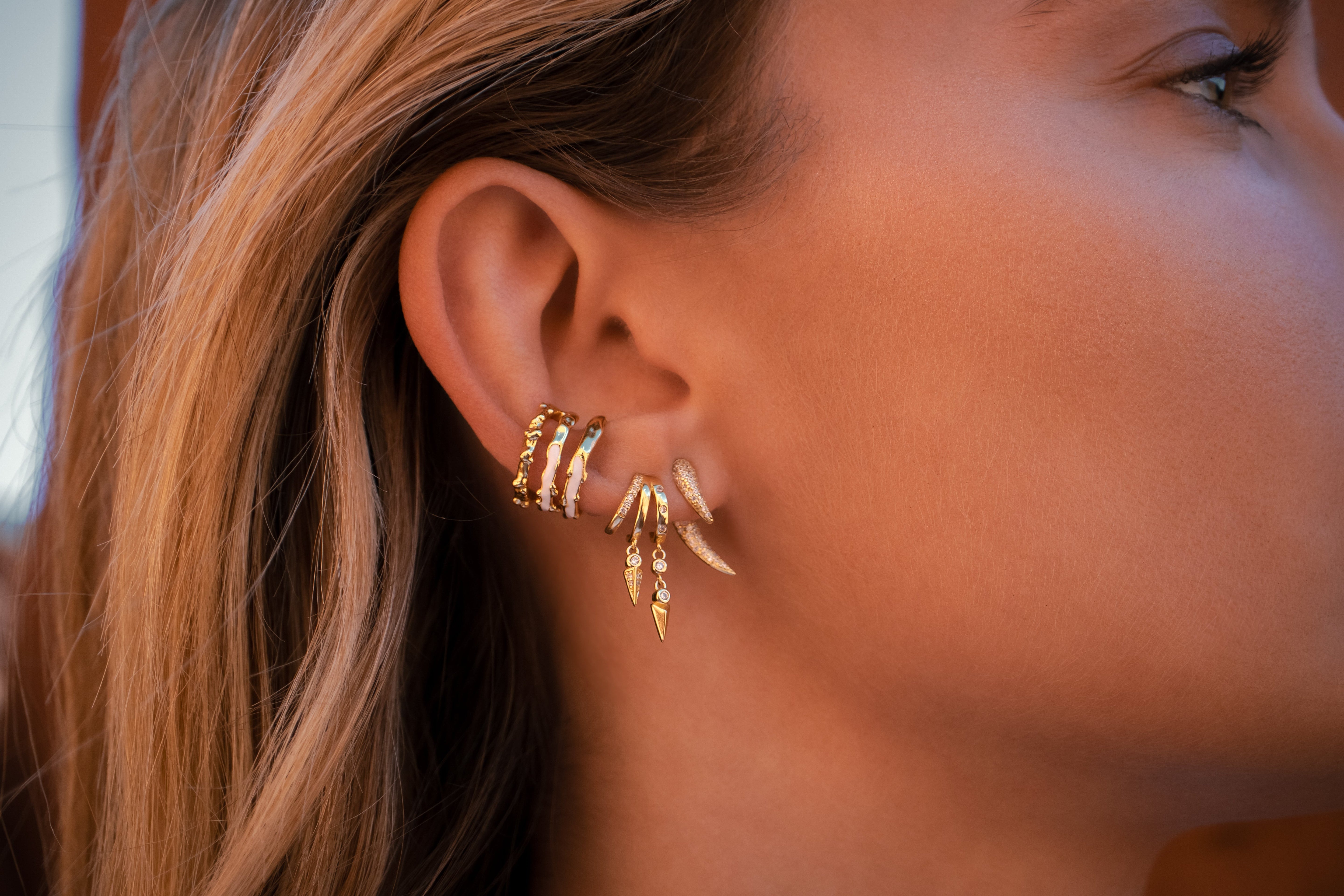 Kali Earrings - Gold - Aaria London