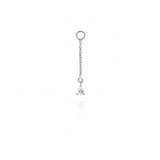 Raindrop Chain Charm Earring