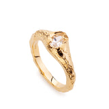 Molten Raindrop Ring - Gold - Aaria London