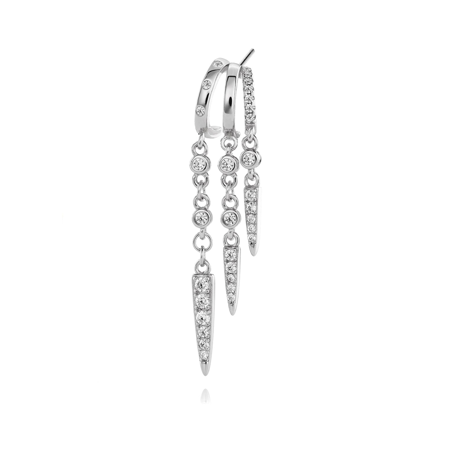 Rio Illusion Earrings - Solid Gold