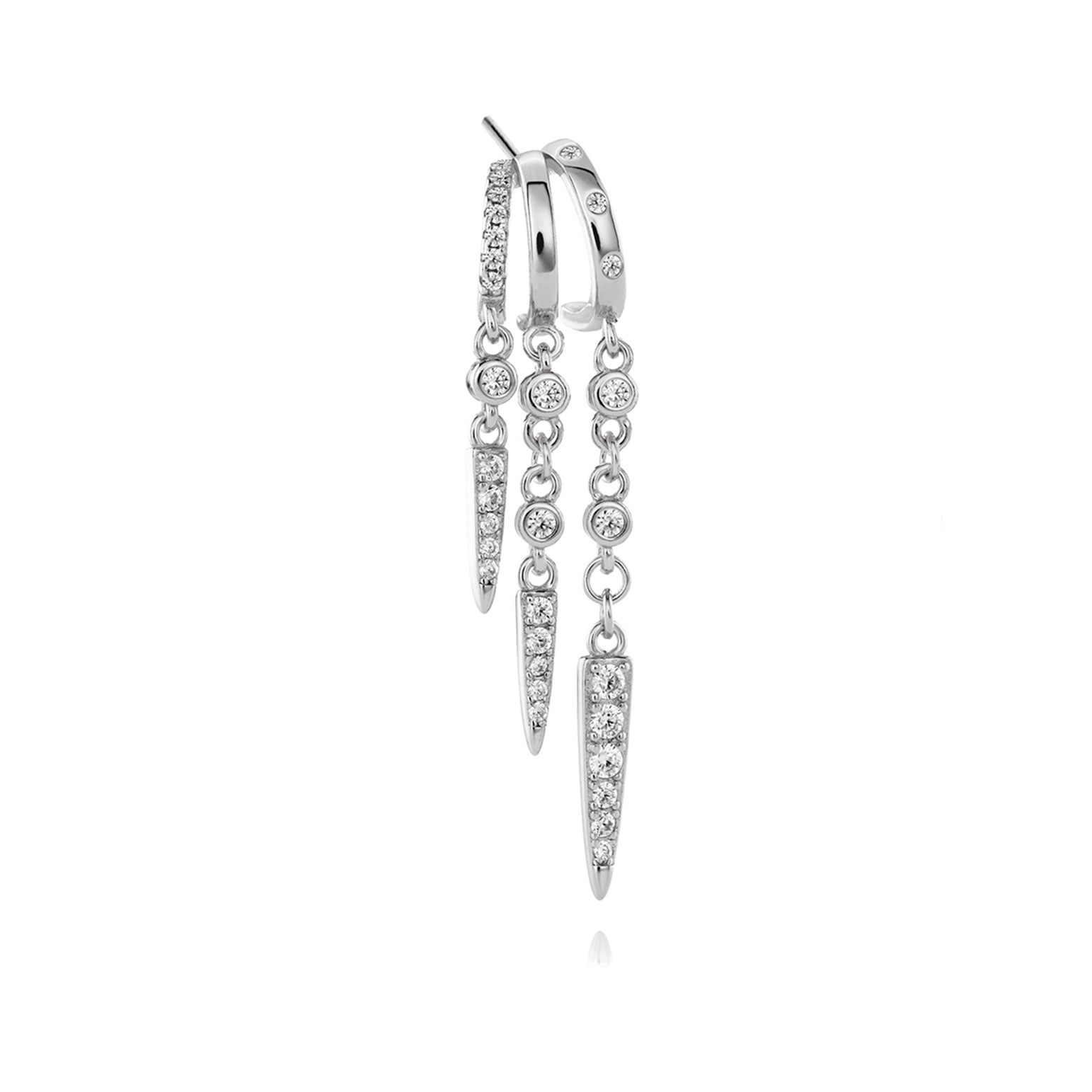 Rio Illusion Earrings - Solid Gold
