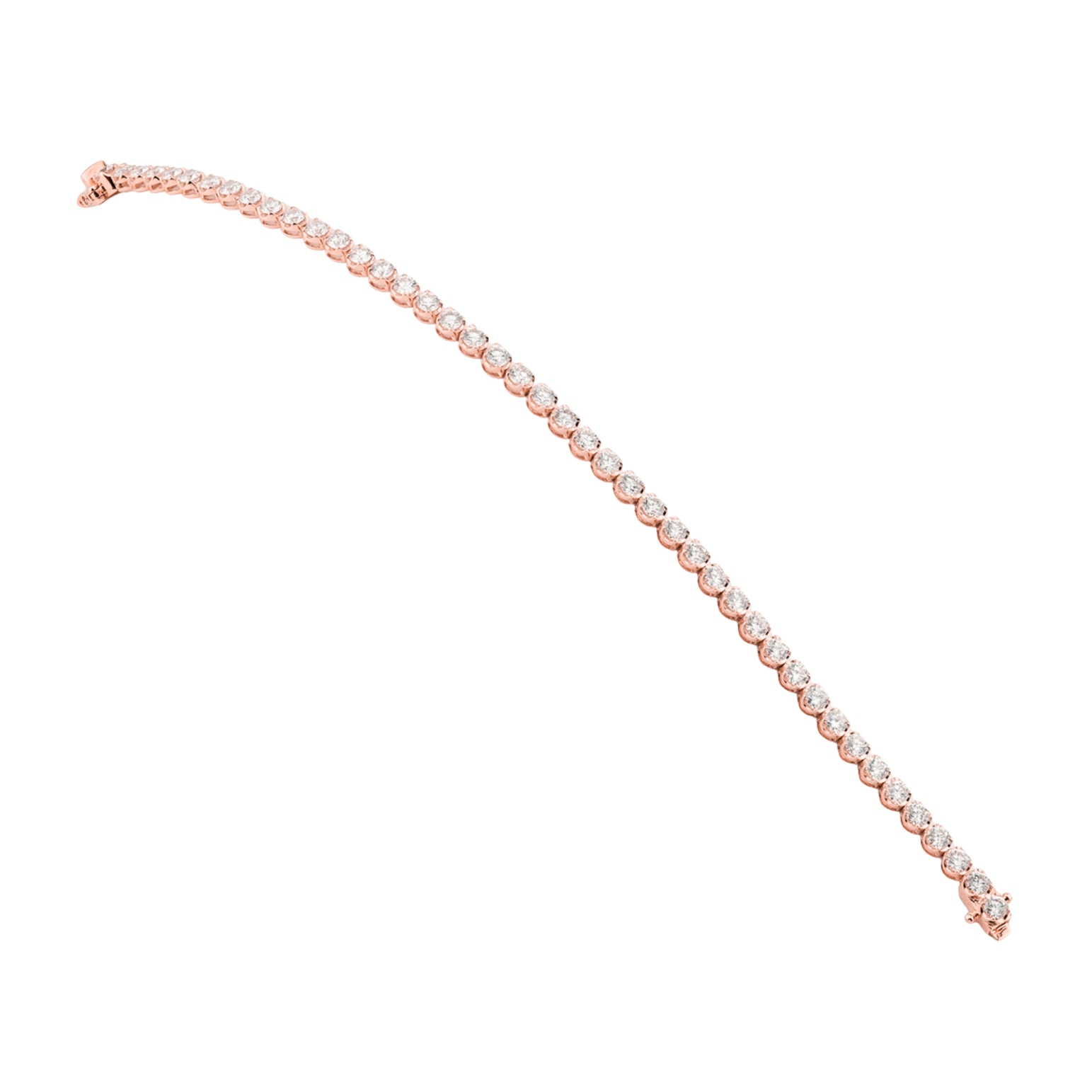 Classic Diamond Tennis Bracelet - Solid Gold