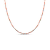 Hex Chunky Diamond Tennis Necklace - Solid Gold