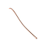 Mini Honeycomb Black Diamond Tennis Bracelet - Solid Gold