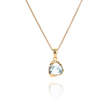 Sahara Blue Topaz Necklace