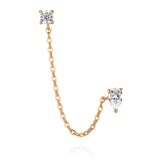 Santori Double Stud & Chain