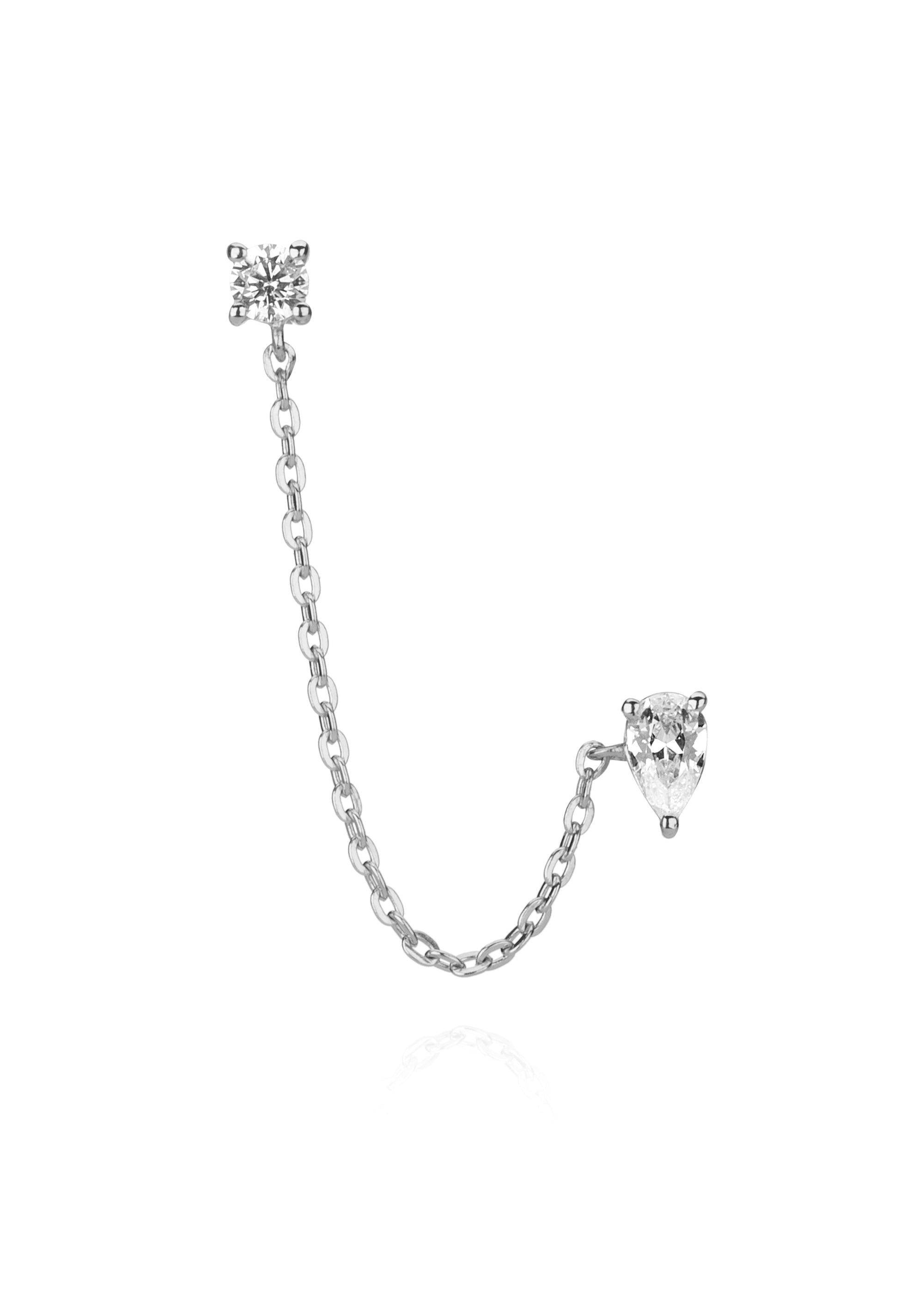 Santori Double Stud & Chain