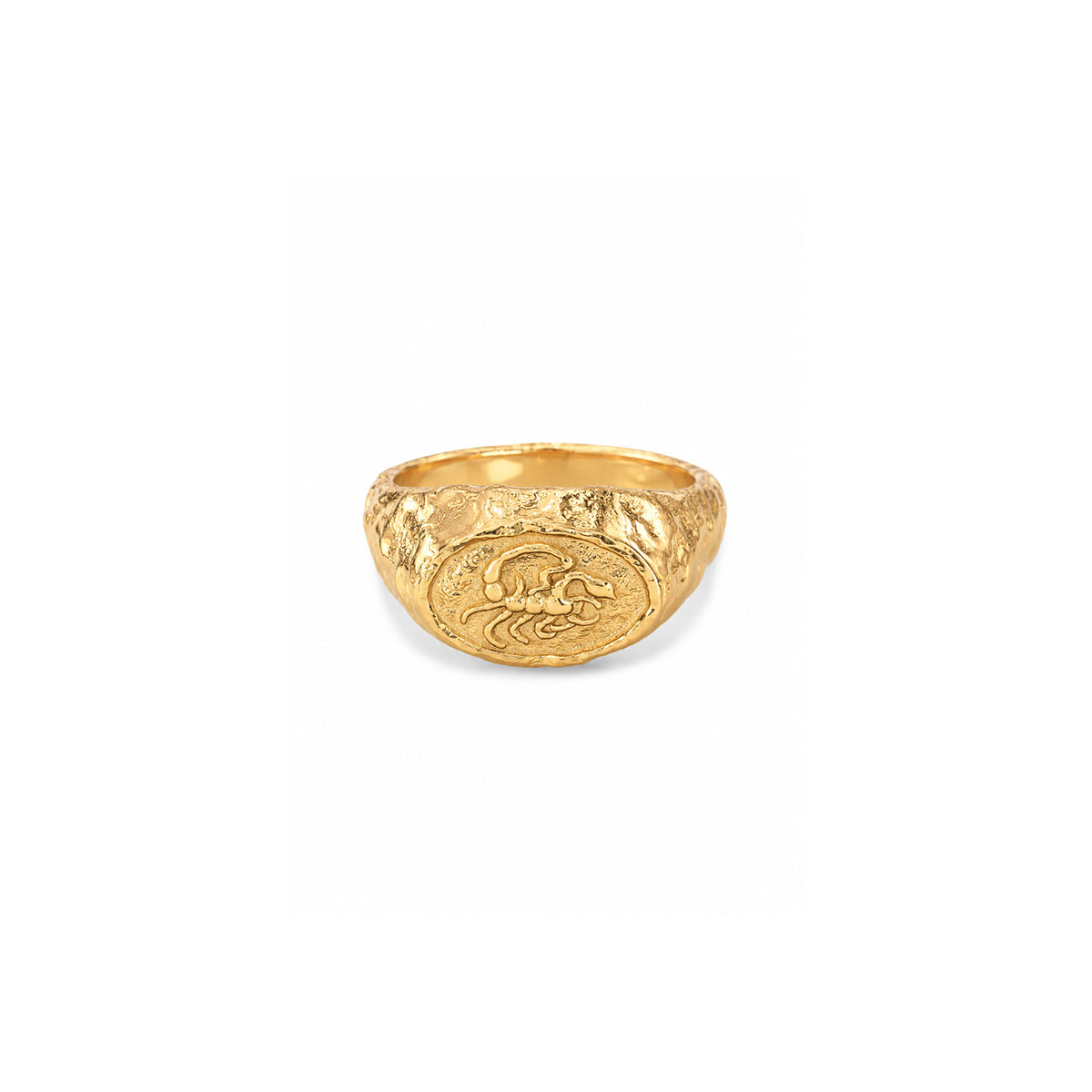Scorpio Signet Ring
