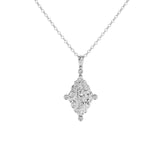Goddess Selena Necklace - Silver - Aaria London