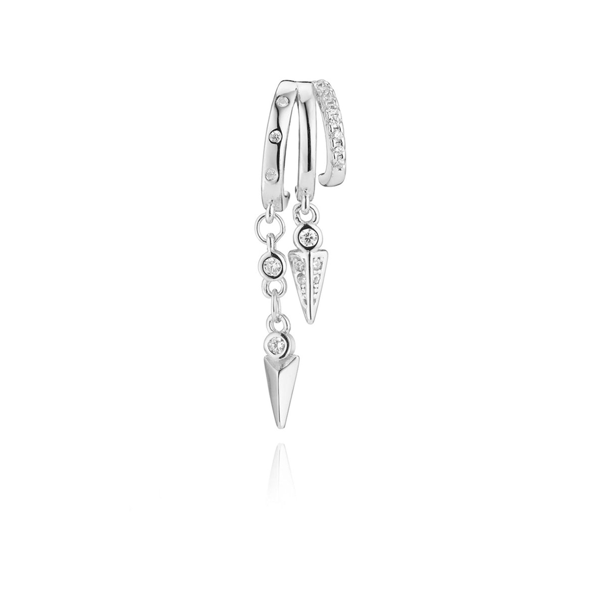 Sienna Illusion Earrings - Solid Gold