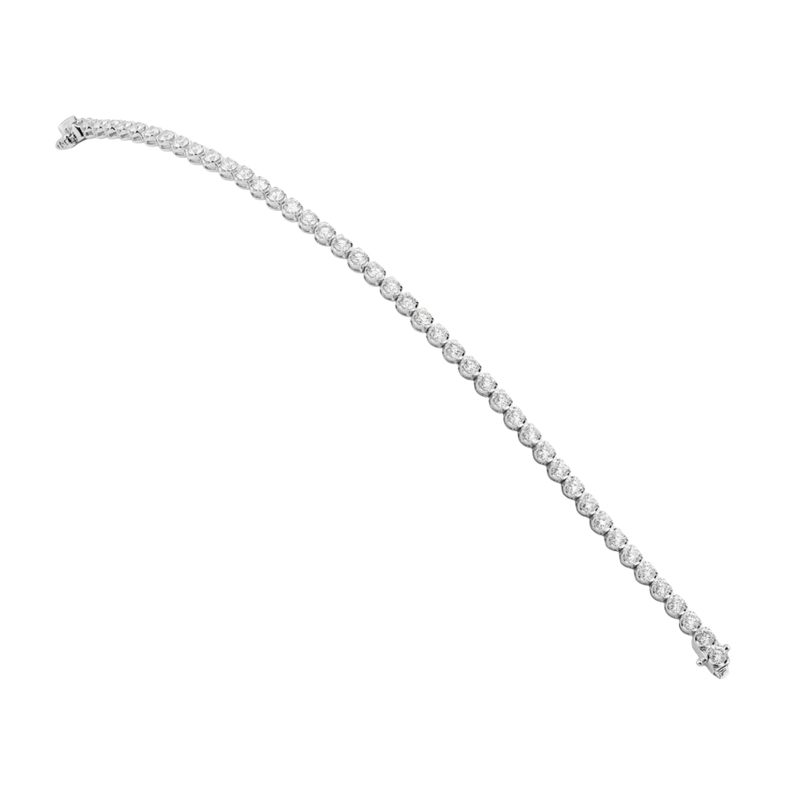Classic Diamond Tennis Bracelet - Solid Gold