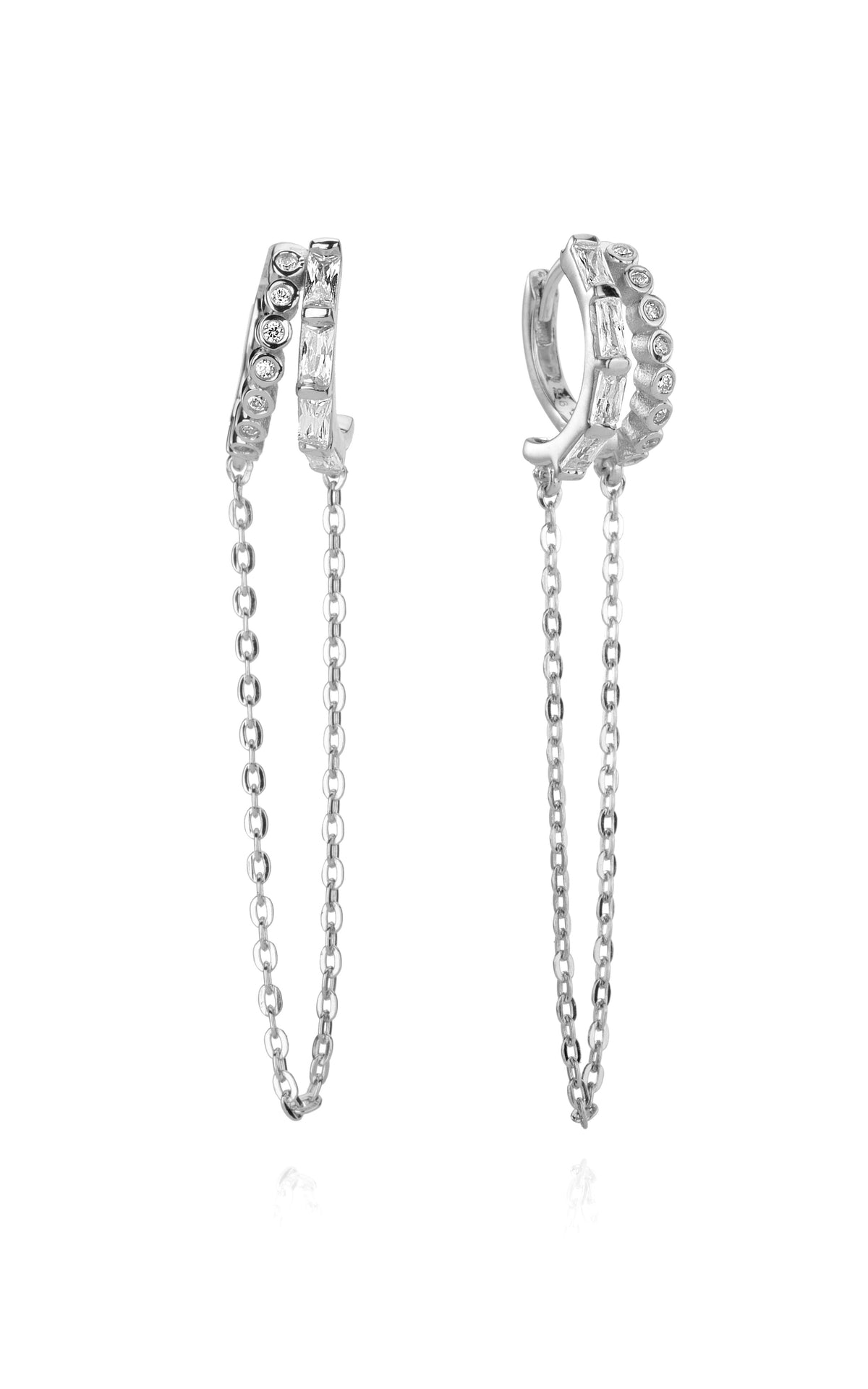 Tulum Hoop Chain Earring