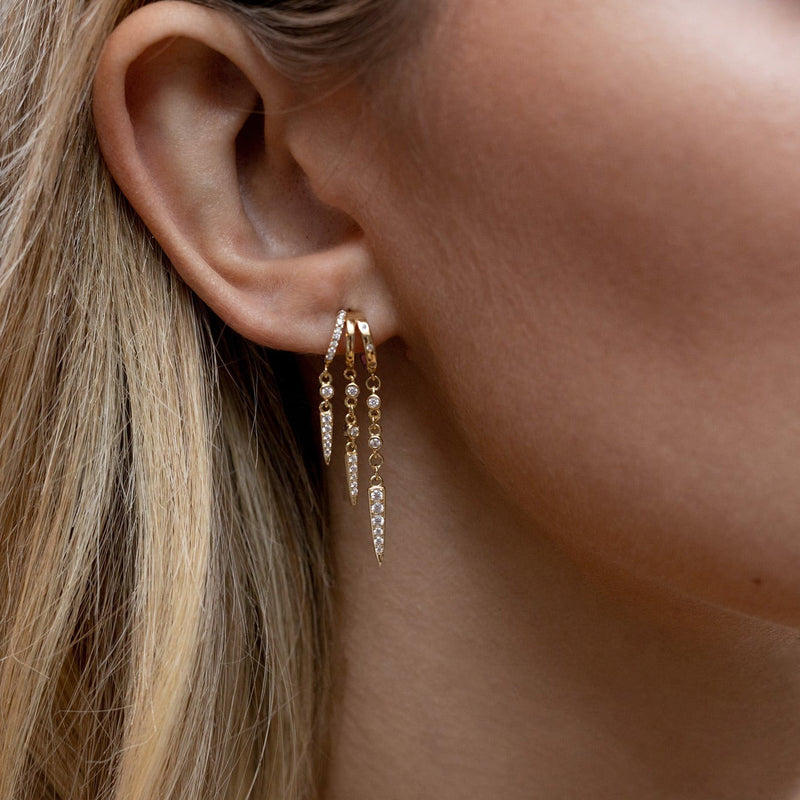 Rio Earrings Gold main image 1