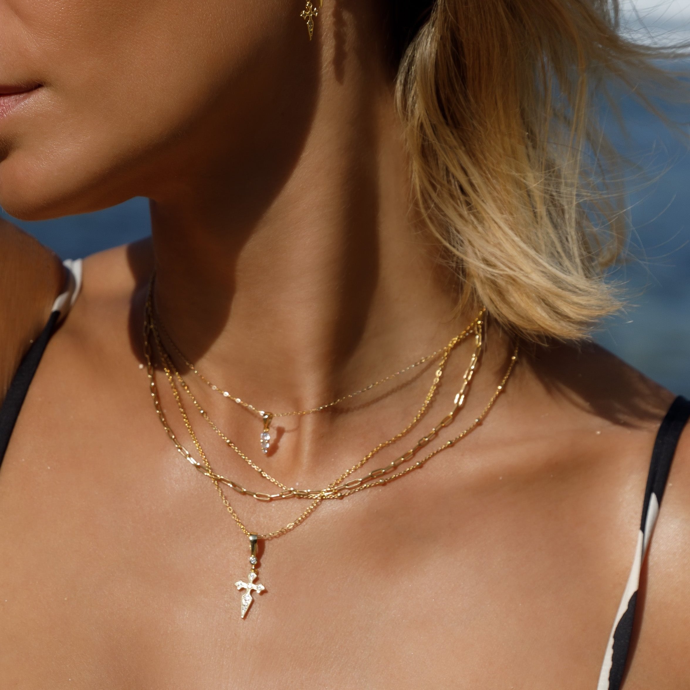 Satellite Bead Chain - Gold - Aaria London