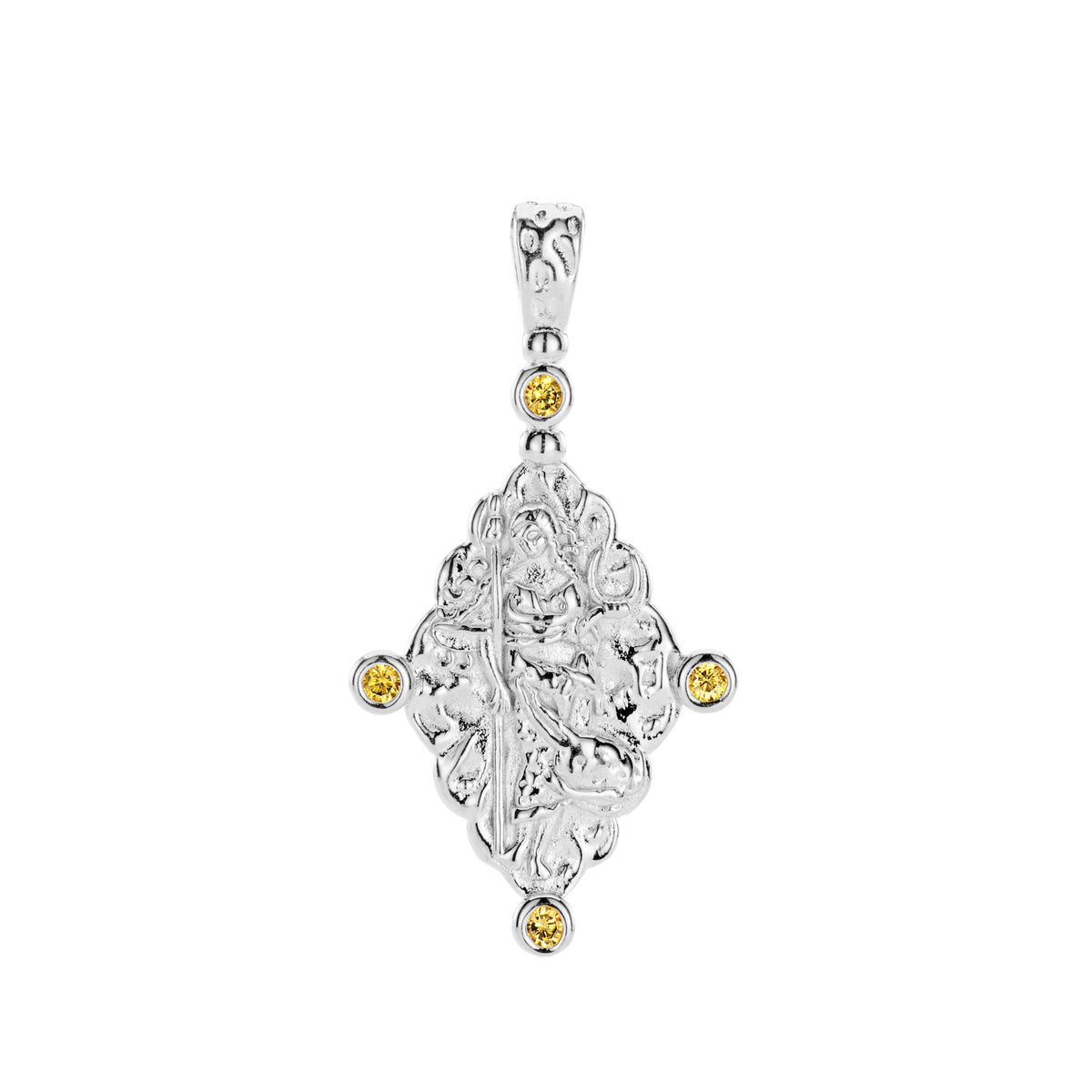 Goddess Selena Necklace - Silver - Aaria London