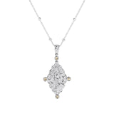 Goddess Selena Necklace - Silver - Aaria London
