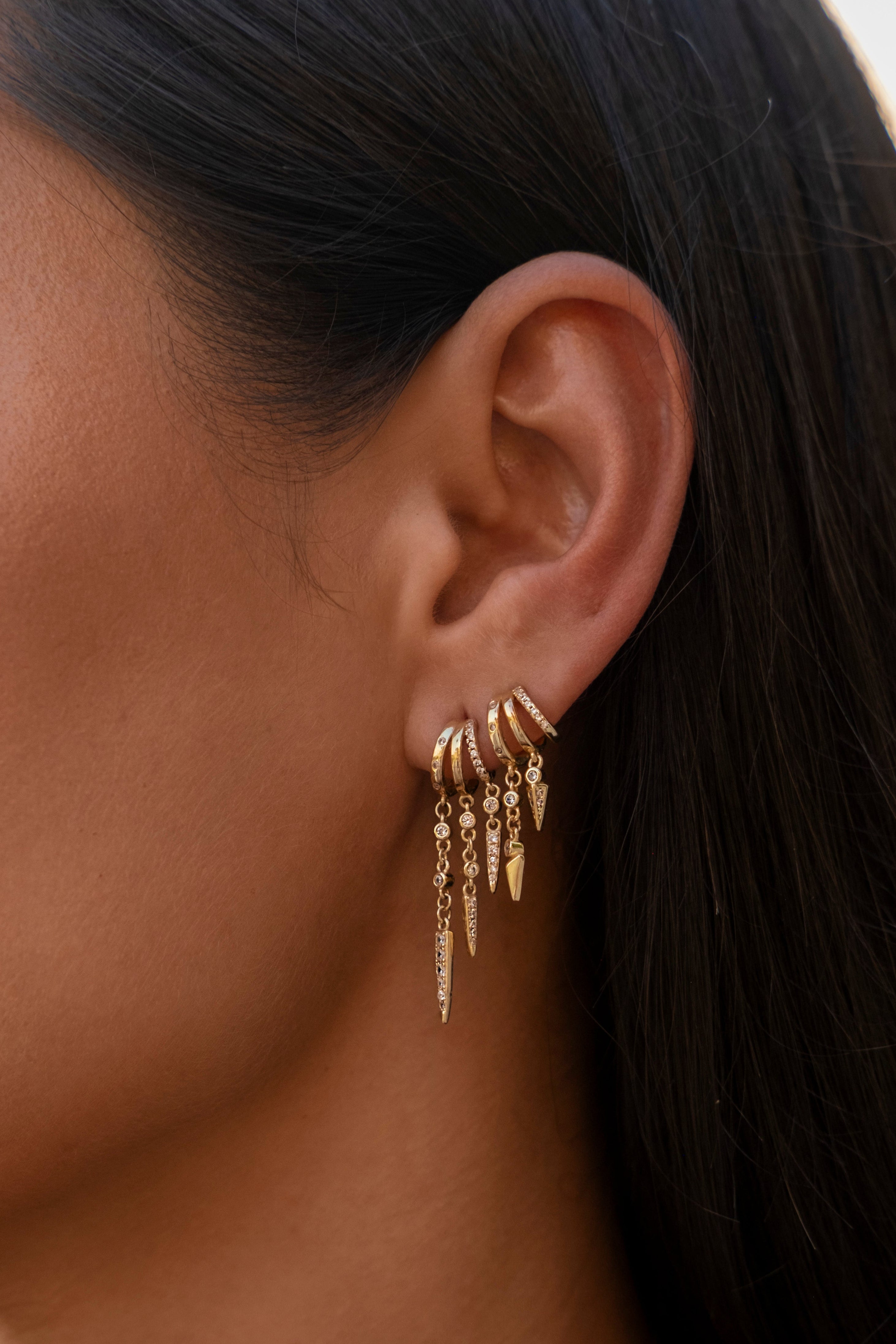 The Icon Bundle Illusion Earring Stack
