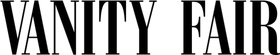 Vanity Fair logo in bold black serif font on a light gray background, representing the iconic fashion and culture magazine.