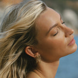 Rio Illusion Earrings - Gold - Aaria London