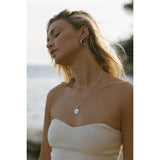 Chateau Hoop Earrings - Silver - Aaria London