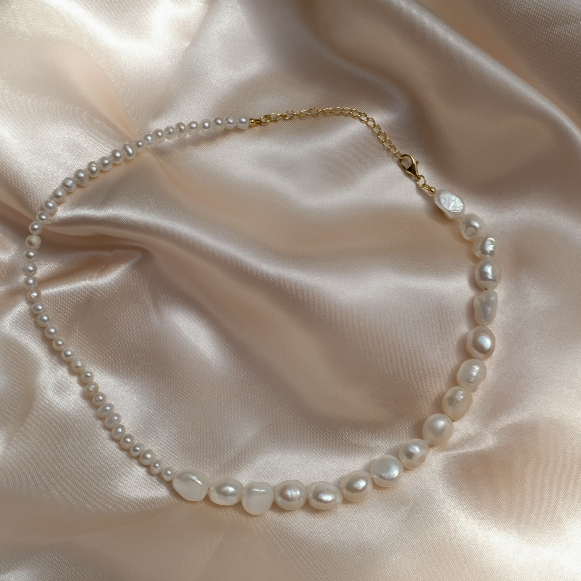 Talamanca Necklace - Freshwater Pearls - Aaria London