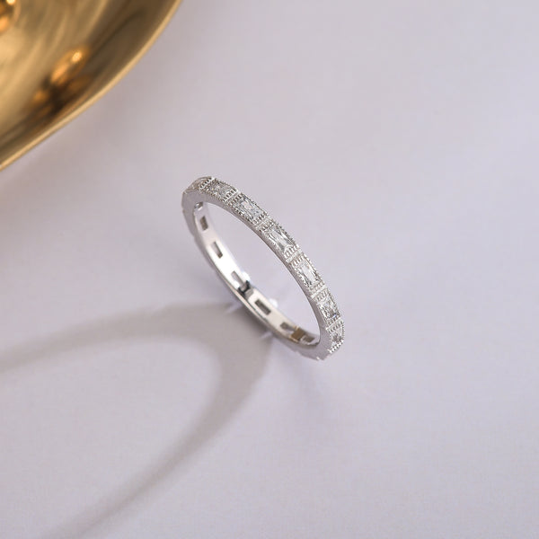 Aaria London Portobello Ring- Silver 6
