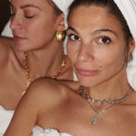 Goddess Selena Necklace - Silver - Aaria London