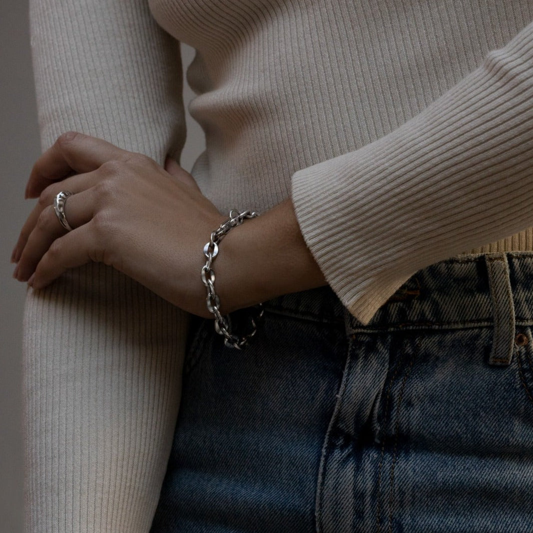 Ibiza Bracelet - Silver - Aaria London