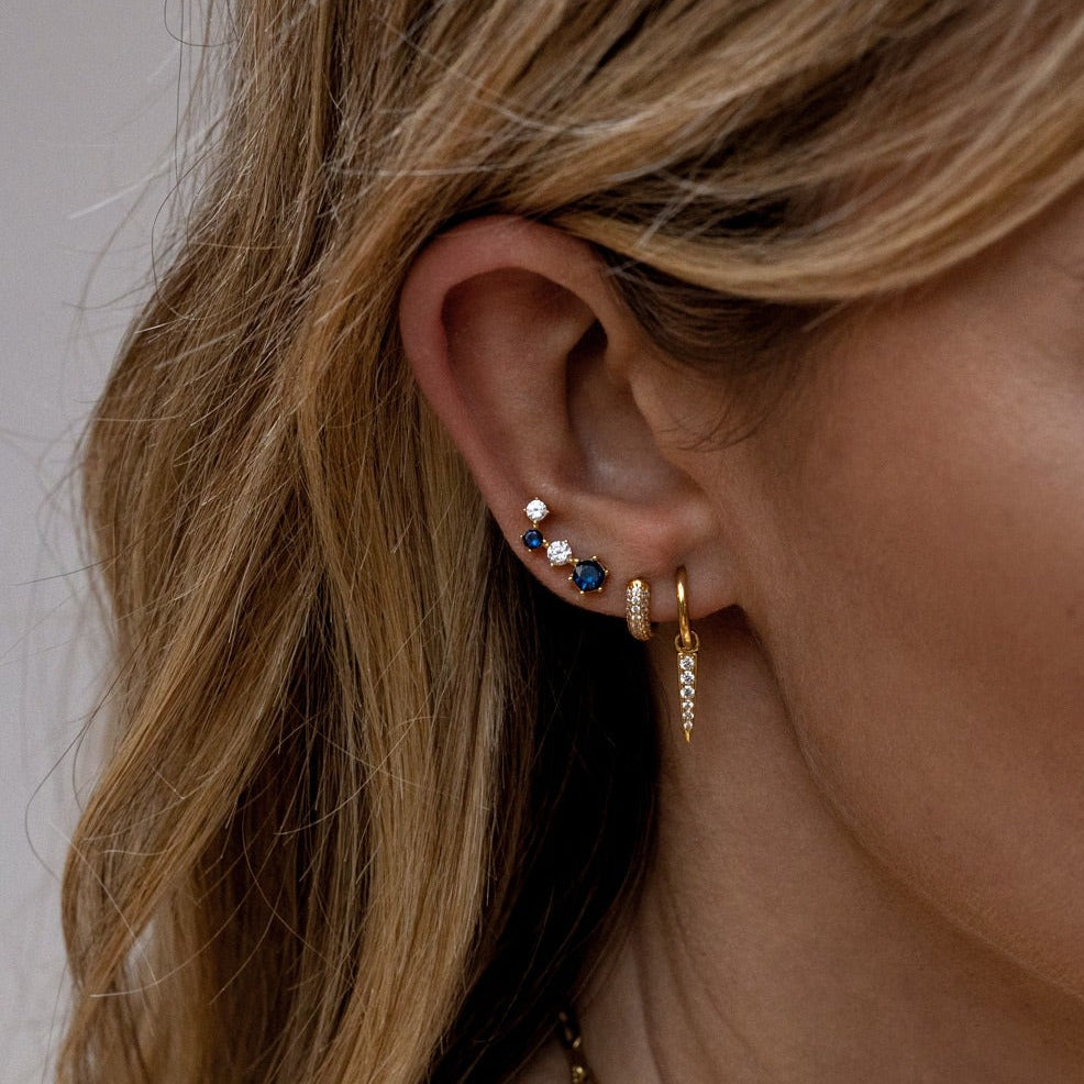 Spike Earring - Gold - Aaria London